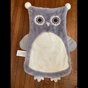 Plush Appliqué Owl play mat